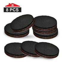 Rirool Non-Slip Furniture Grippers - Premium 8pcs 2" Pads - Self-Adhesive Rubber Feet for Skid Floor Protection