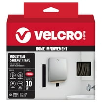 VELCRO Brand Industrial Strength Tape | Indoor & Outdoor Use | Superior Holding Power on Smooth Surfaces | 15ft x 2in Tape | Black