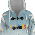 thumbnail image 4 of Happy Easter Newfoundland American Flag Truck Bunny Ears All Over Print 3D Hooded Duffle Toggle Coat Newfie Dog Lover Gifts - 03001, 4 of 6