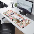 thumbnail image 2 of Long Mouse Pads for Desk,Chihuahua and Flower Florals Desk Mats on Top Of Desks, Desk Mouse Pad Extra Large with 3mm Non-Slip Base and Stitched Edge for Gaming,Office,Work,Home 31.5"x11.8", 2 of 6