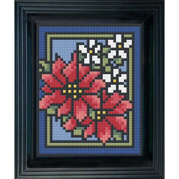 PixelHobby Christmas Flowers Starter Mosaic Art Kit