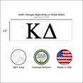 thumbnail image 4 of Pro-Graphx Kappa Delta Greek Sorority Sticker Decal, 2.5 Inches Tall, Black, 4 of 4