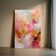thumbnail image 2 of 1pc Abstract Canvas Wall Art with Soft Pastel Hues and Gold Foil Accents, framed Decor room hanging Wall Picture Decor for Home Gifts, living room, bathroom, bedroom, kitchen wall art decor canvas, 2 of 6