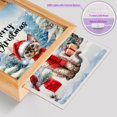 thumbnail image 4 of Merry Christmas Devon Rex Enjoys Catmas Winter Xmas Holiday Acrylic Plaque with Wood Photo Frame Box Cat Lover Kitten Owner Gifts Light Box - 02022, 4 of 5