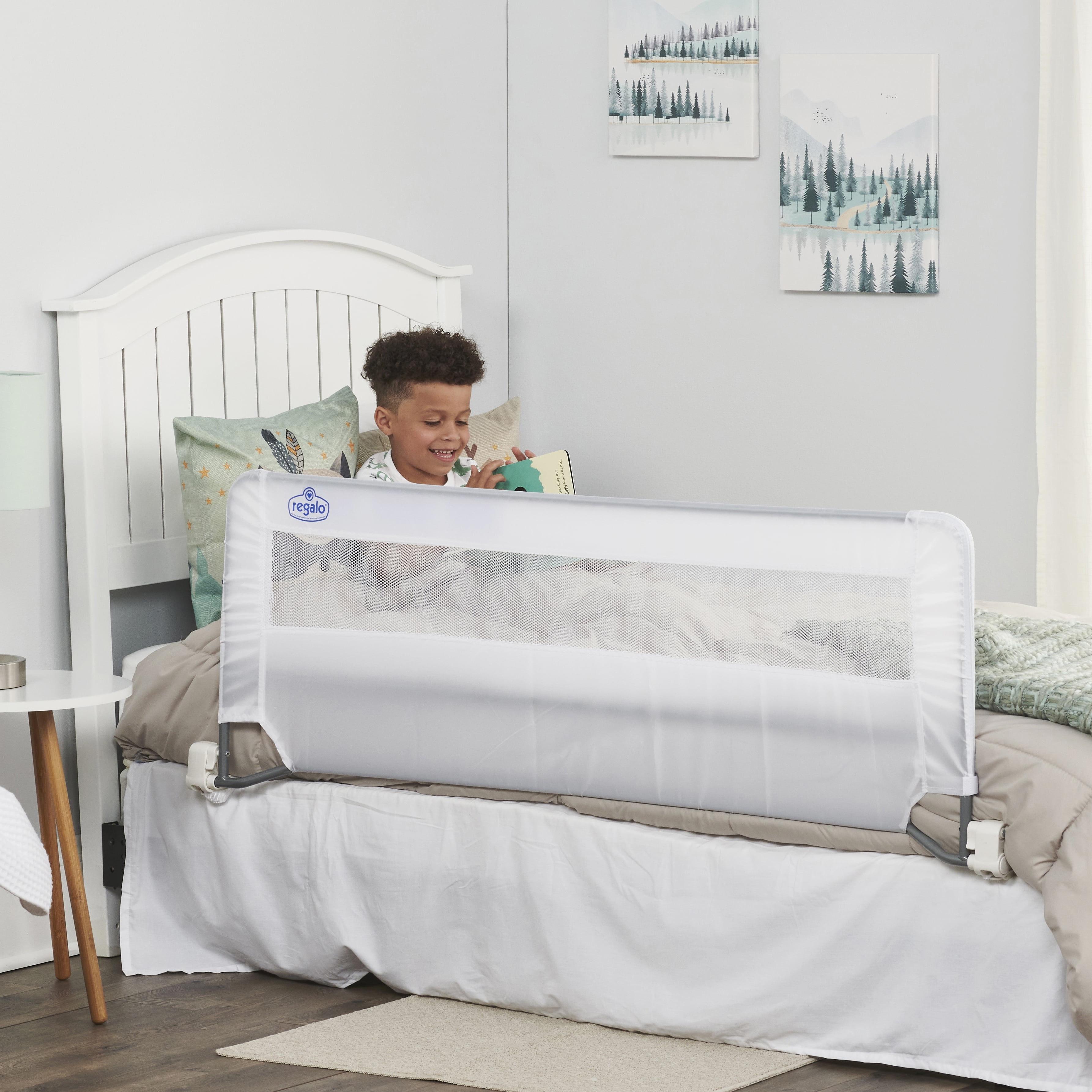 54 Inch Extra Long Bed Rail Guard, King Size Bed Guard