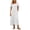 White, variant on Bxsruta Womens Casual Maxi Dress Short Sleeve Scoop Neck Loose Flowy T-Shirt Dresses with Pockets