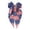Multicolor, variant on Large Patriotic Bow Hair Clips Satin Usa Flag Pattern Hair Bows For Women Red White Blue Hair Accessories For Patriotic Events & Daily Wear(Multicolor-11.8"×6.1")