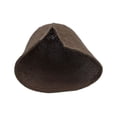 thumbnail image 5 of WITHMOONS Summer Straw Sun Bowler Beach Cap Deep Bucket Hat DWB1330 (Brown), 5 of 5