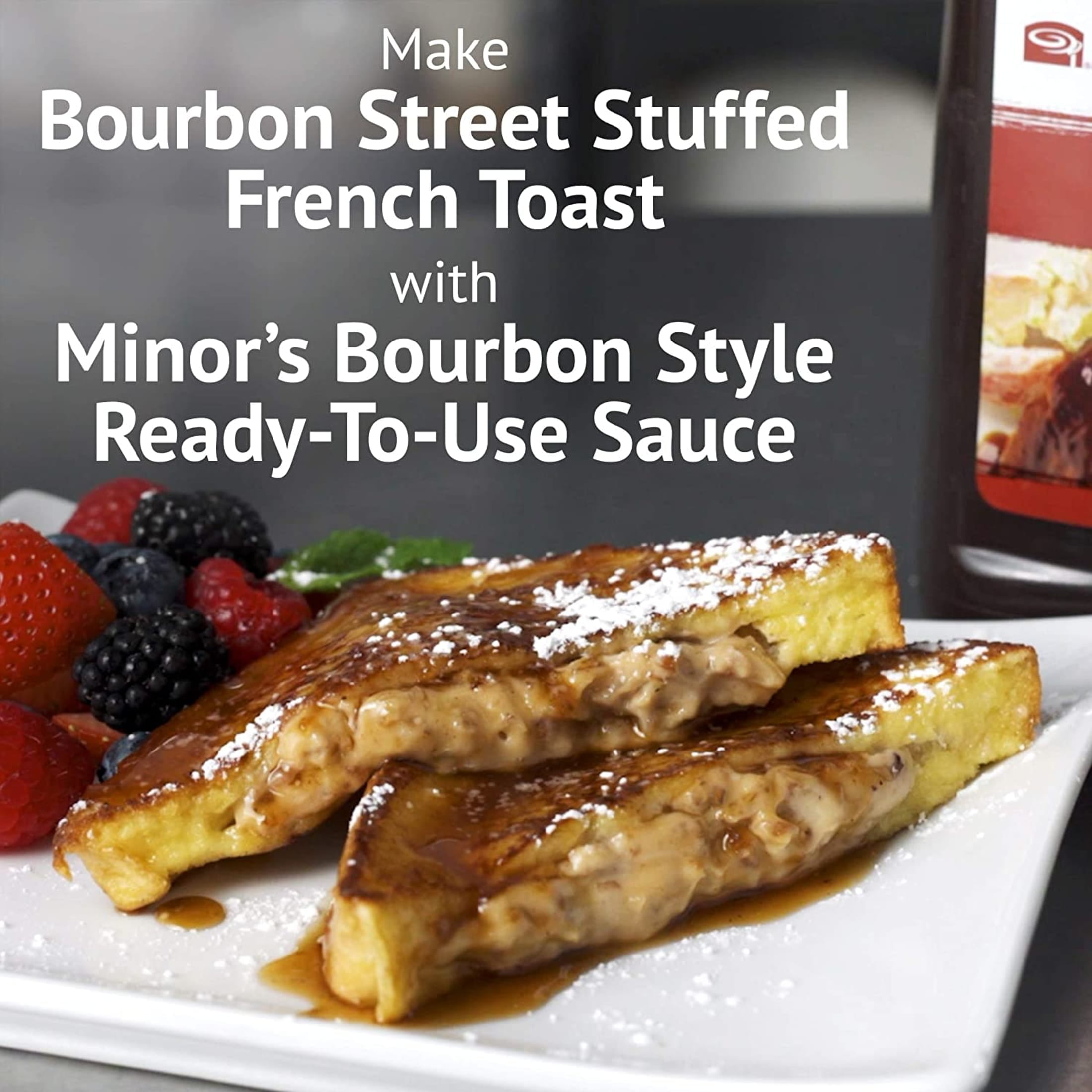 Minor's No High Fructose Corn Syrup Bourbon Style Cooking Sauce, 79 oz Jug