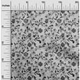 thumbnail image 2 of oneOone Georgette Viscose Gray Fabric Floral Sewing Craft Projects Fabric Prints By Yard 42 Inch Wide, 2 of 4