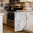 thumbnail image 4 of shyuyusa Marble Pattern Wallpaper 118.1*23.6 Inch Kitchen Cabinet Sticker Waterproof Moisture Proof Film, 4 of 6
