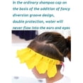thumbnail image 5 of Baby Shower Cap Silicone Bathing Hat, Adjustable Shower Cap Kids, Infants Soft Protection Hat Safety Visor Cap Hat (Yellow, Big Size), 5 of 5