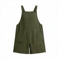 thumbnail image 3 of Trajes Casuales para las Mujeres Verano Sólido sin Mangas Suspensión Traje Corto, Corto para las Mujeres Casual Verano Playa Romper, 3 of 6
