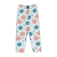 thumbnail image 4 of Goofa Sea Turtle Printed Soft Pajama Pants for Women, Wide Leg Comfy Casual Lounge Yoga Pants-, 4 of 9