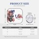 thumbnail image 3 of Balery Patriotic Skull Art Parasol para parabrisas de coche de 2 piezas | Parasol plegable para parabrisas delantero de coche para la mayoría de sedanes-Medium, 3 of 6