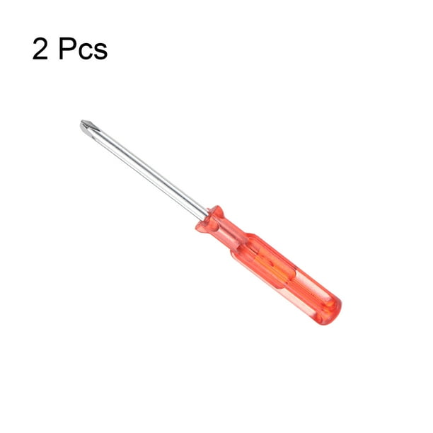 Mini Phillips Screwdriver 2.5mm Cross Head 65mm Length for Small Appliances Repair 2 Pack