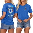 thumbnail image 3 of CHENge Autism Awareness Shirt Women Autism Acceptance Wear Blue ASD ADHD Tshirt Inspirational Teacher Inclusion Gift Tee Top, 3 of 5