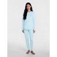 thumbnail image 2 of ClimateRight by Cuddl Duds Women's Warmer Crewneck Thermal Base Layer Thermal Top, Sizes XS-4X, 2 of 7