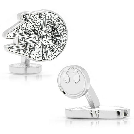 Star Wars Millennium Falcon Ship Blueprint Cufflinks