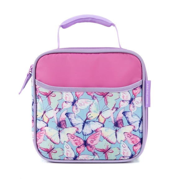 Arctic Zone Lunch Box Combo with Thermal Insulation, Watercolor Butterflies