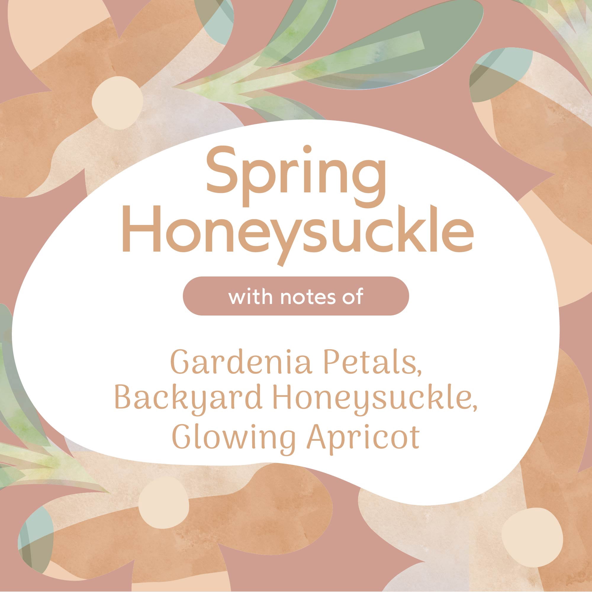 Mainstays Spring Honeysuckle 1-Wick Glossy Glass Candle, 7 oz