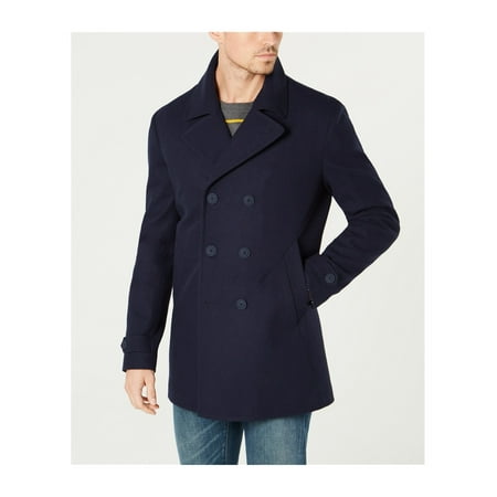 Tommy Hilfiger Mens Yale Pea Coat Blue 38 Canada Tommy Hilfiger Mens Yale Pea Coat Blue, Tommy Hilfiger Peacoat Mens