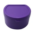 thumbnail image 3 of Plastic Container Case Denture Bath Box Mouthguards Storage,Pink Separate Bottling, 3 of 3