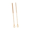 thumbnail image 2 of 2 piezas cepillos de limpiador de paja de silicona larga liviana recipiente de cuello estrecho cepillos de botella de silicona reutilizables para taza Naranja, 2 of 8