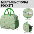 thumbnail image 6 of Lunch Bag Lunch Box for Women Reusable Insulated Lunch Bags,Water-Resistant Avocado Pattern Cooler Lunch Tote Bag, Large Capacity for Work Travel Picnic, 6 of 6