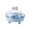 Blue, variant on Playful Organize Your Living Room with Bunny Candy Box, Multi Layer Snack Container | Fruit Storage Organizer (9.8x8.7 Inch PET) for Home Dorm Outing