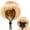 Light Gold, variant on CLIQKWEN Funny Dog Cat Cosplay Wig - Adjustable Pet Costume for Halloween Christmas Party Festival - Small Medium Large