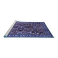 thumbnail image 2 of Ahgly Company Machine Washable Indoor Rectangle Oriental Blue Industrial Area Rugs, 7' x 10', 2 of 4