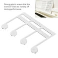 thumbnail image 3 of Music Book Clip,Gold Portable Music Stand Clips Sheet Music Clips Page Holder For For Piano Guitar Sheet Music Stand, 3 of 8