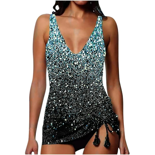 Fanxing Swimsuits Bathing Suits Womens Monokini Deep V One Piece Thong