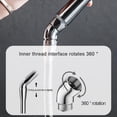 thumbnail image 2 of For G1/2 Brass Shower Elbow 135 Degree Angle Adapter Chrome Plated Hand Shower Extension Female Male Thread, 2 of 7