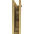 thumbnail image 4 of 7"W x 28"D x 28"H Thin Highland Rough Cedar Woodgrain TimberThane Corbel, Primed Tan, 4 of 6