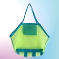 thumbnail image 3 of Bolsa de playa de malla, bolsas y bolsos de playa extragrandes, mochila, juguetes, toallas, arena para guardar juguetes de playa, mercado de juguetes para niños, 3 of 5