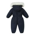 thumbnail image 5 of CAIVO Boys Winter Thermal Romper Jumpsuit Baby Snowsuit Onesie Jumpsuit Warm Thick Padded Coverall For Toddler Kids Breathable Long Sleeve One-Pieces, 5 of 5