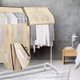 thumbnail image 3 of Dustproof Clothes Rack Cover Expandable Hanging Closet Cover Shoulder Dust Cover Clothes Protector for Coats Suits Dresses, 3 of 8