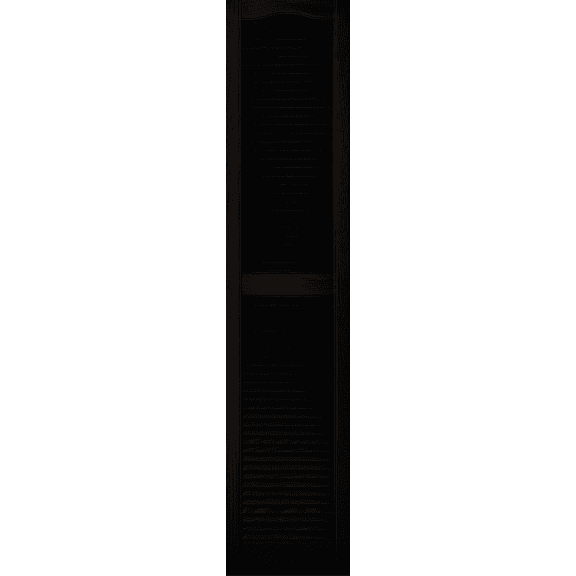 Builders Edge Vinyl Open Louvered Shutter - Single Pack  Residential Use, Standard Application