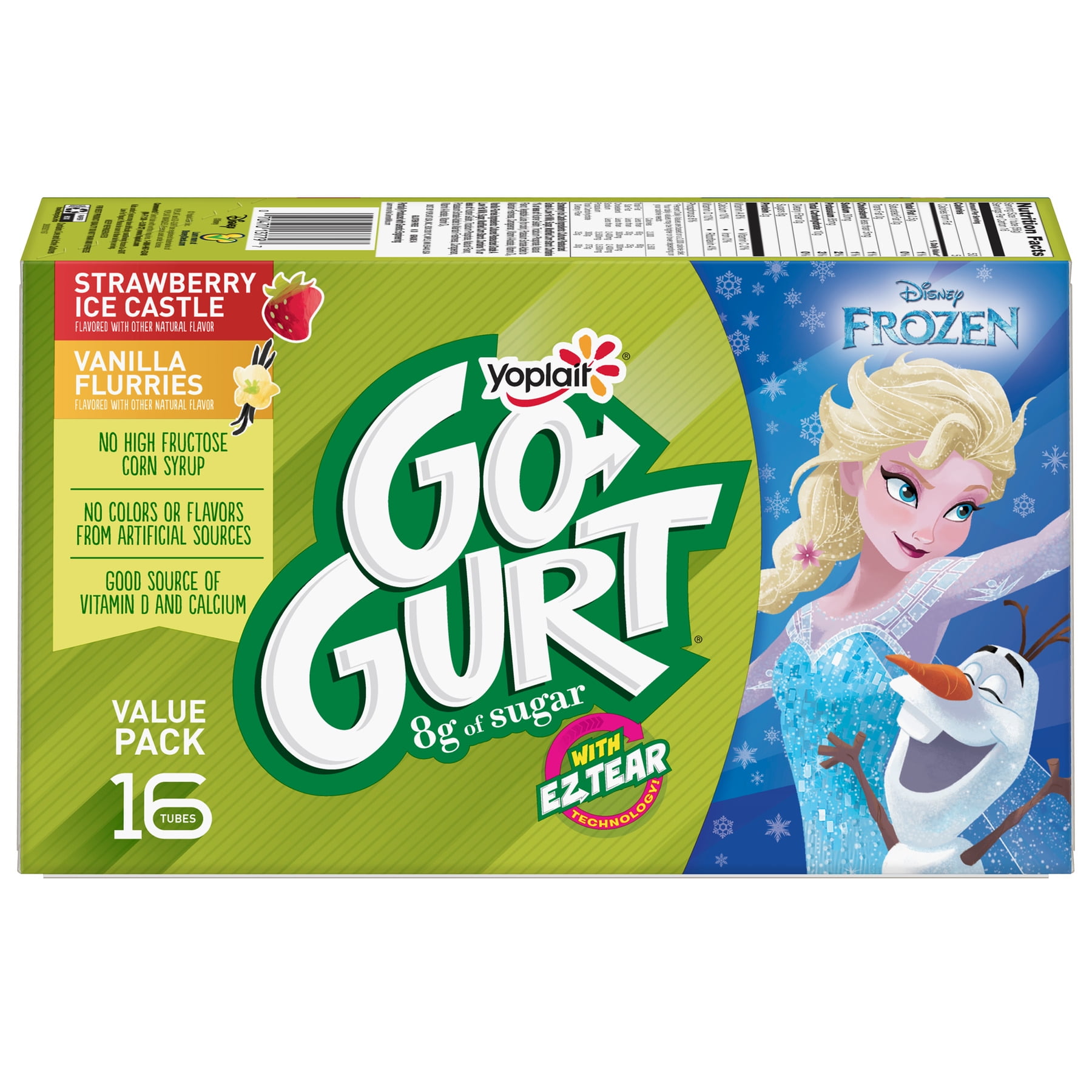 Yoplait GoGurt, Disney Frozen Portable Low Fat Yogurt Variety Pack
