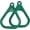 Green, variant on Swing Set Stuff Inc. Plastic Trapeze Ring Pair (Green)
