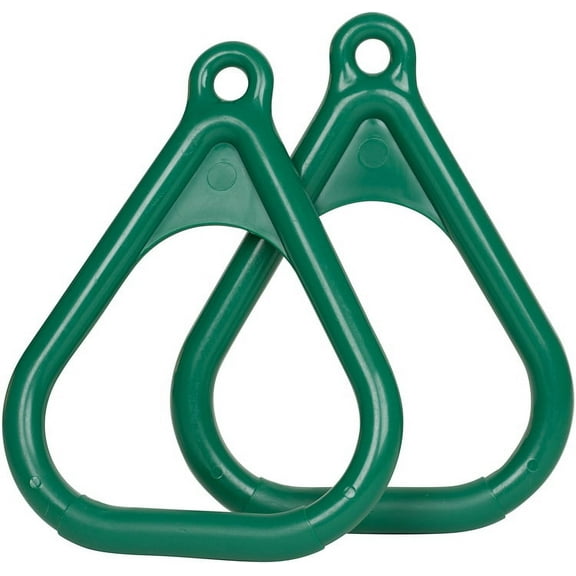 Swing Set Stuff Inc. Plastic Trapeze Ring Pair (Green)