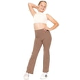 thumbnail image 2 of Stretch Is Comfort Girl's High Waist Ultra Flex Bootcut Yoga Pants | Child  6 -12, 2 of 6