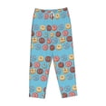 thumbnail image 4 of Xecao Cute Donut Women's Straight Lounge Pajama Pants: The Epitome of Relaxed Sleepwear, 4 of 9