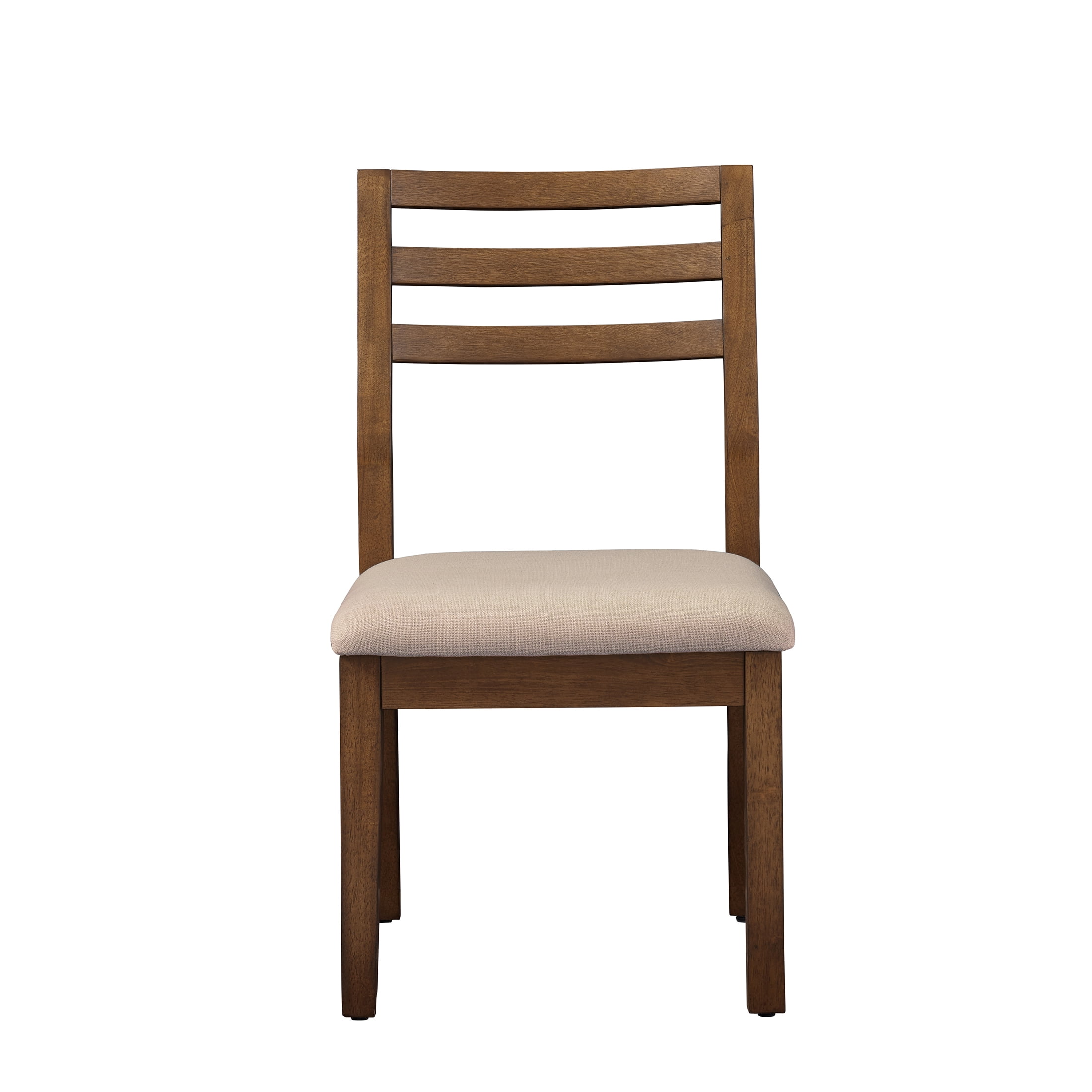 Better Homes & Gardens Ezra Dining Chair, Walnut and Cream, Set of 2