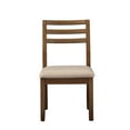 thumbnail image 5 of Better Homes & Gardens Ezra Dining Chair 2 Pack, Walnut and Cream Fabric Color, 5 of 10