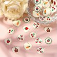thumbnail image 5 of U8MO 30x Cute Enamel Sweet Heart Flower Strawberry Charms Pendants for Jewelry Making, 5 of 6