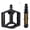 Black, variant on ZUKKA Mountain Bike Flat Pedals,9/16" for MTB BMX Road E-Bike,1 Pair