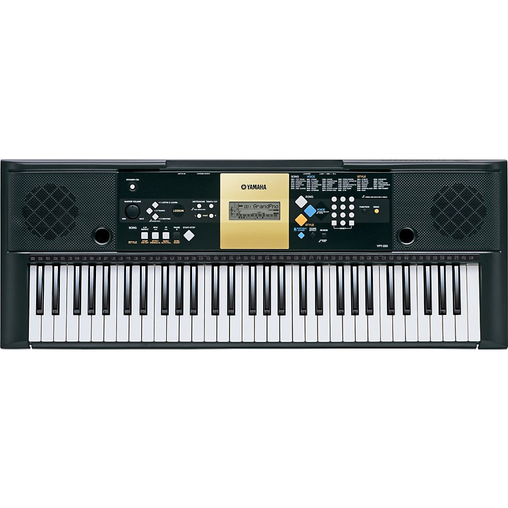 Yamaha YPT220 61-Key Portable Keyboard - Walmart.com - Walmart.com